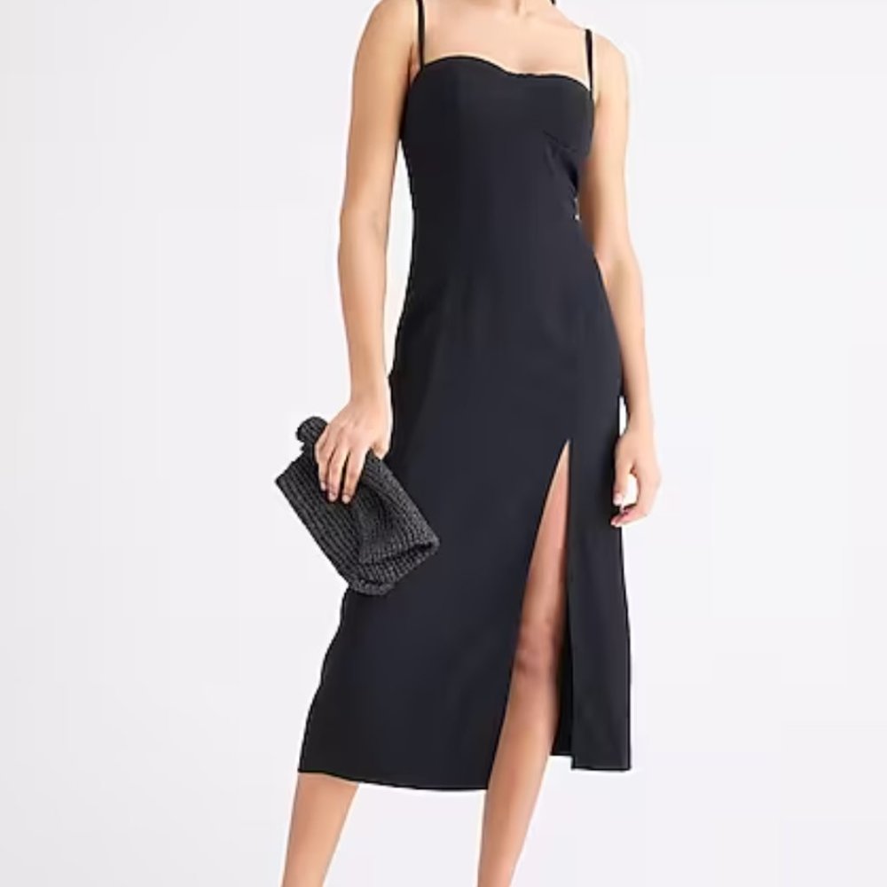 J.Crew Collection invite dress in crepe